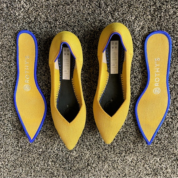 Rothy’s Shoes The Point Flats in Marigold size 7 - Picture 8 of 8